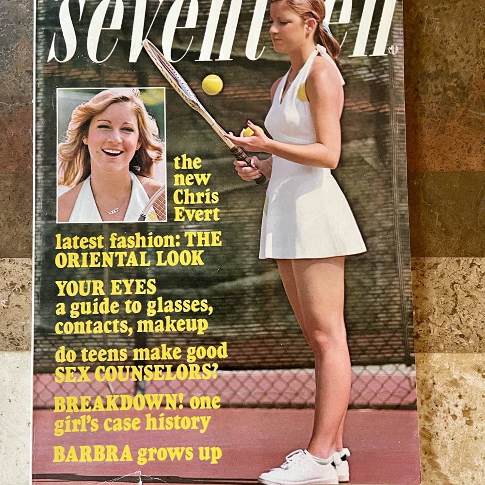 Vintage Seventeen magazine. September 1975. Latest Fashion: Oriental Look